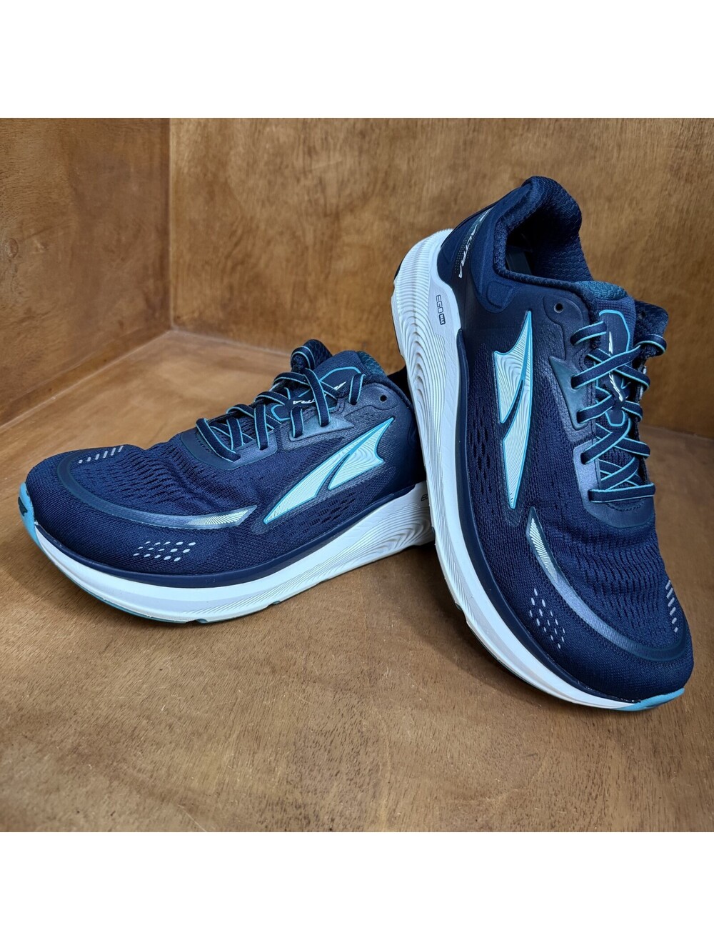Altra Paradigm 6 Running Shoes Womens Size 10.5 Blue White Ego Max ALOA5484442